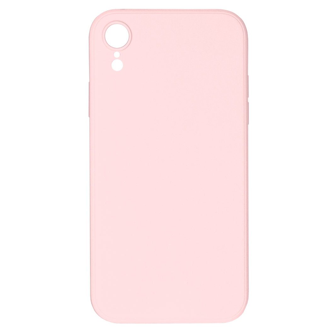 Jednobarevný kryt pískově růžový na iPhone XR