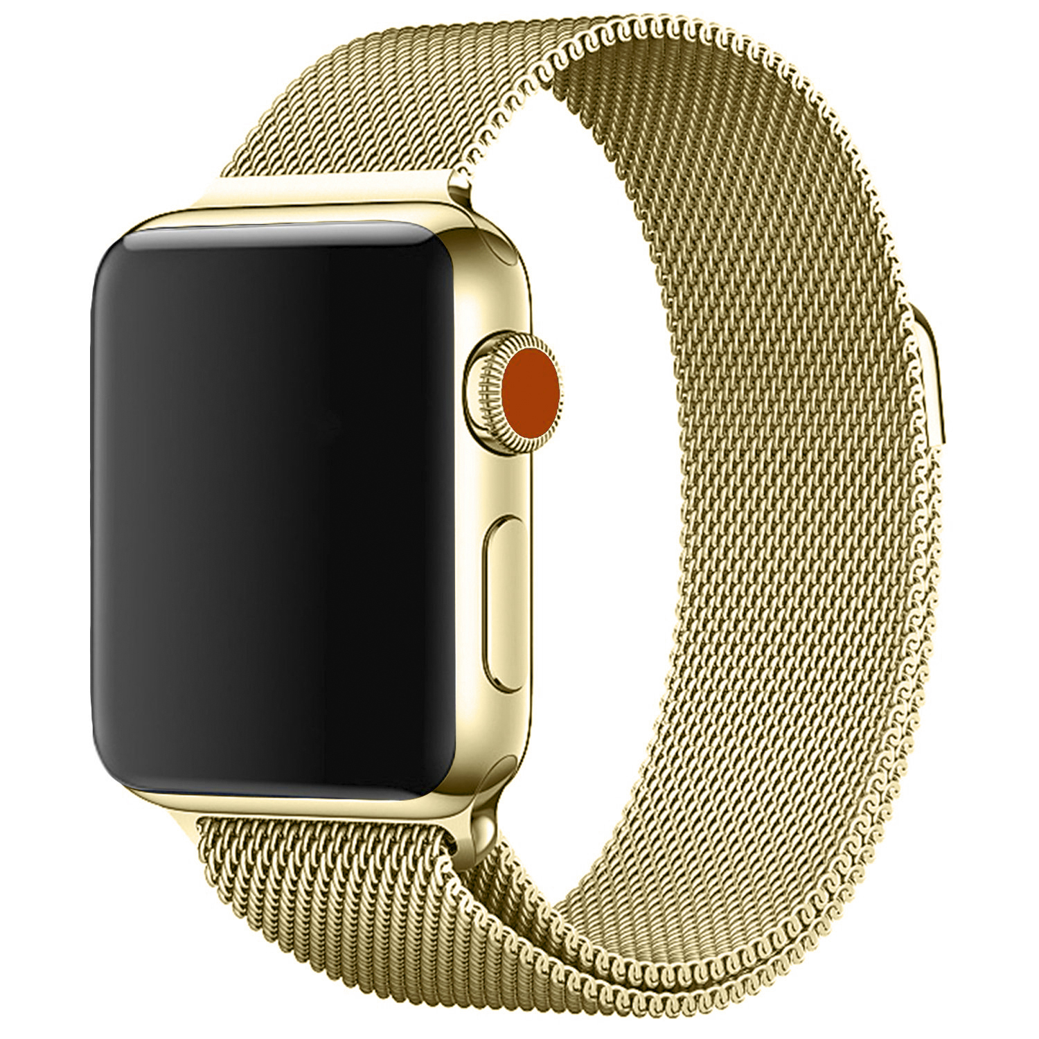 Milánský tah magnetický pro Apple Watch 38/40/41mm - Zlatá - -