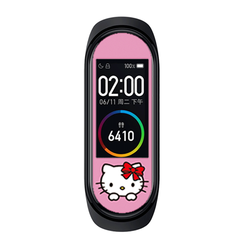 HappyLife Ozdobná ochranná fólie pro Xiaomi Mi band 4 Barva: Vícebarevná, Varianta: 25, Pro Přístroj: Xiaomi Mi band 3/4 MIBANDCZX01039