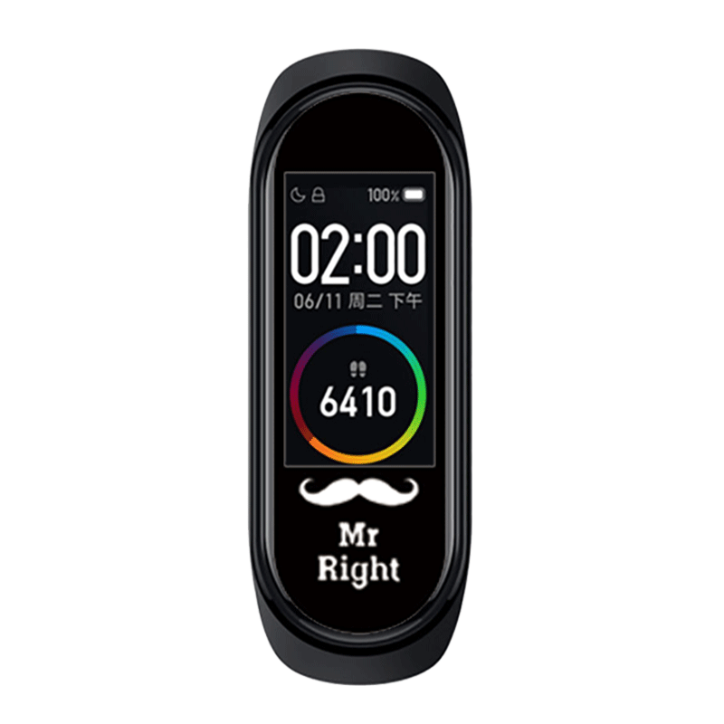 HappyLife Ozdobná ochranná fólie pro Xiaomi Mi band 4 Barva: Vícebarevná, Varianta: 10, Pro Přístroj: Xiaomi Mi band 3/4 MIBANDCZX01023