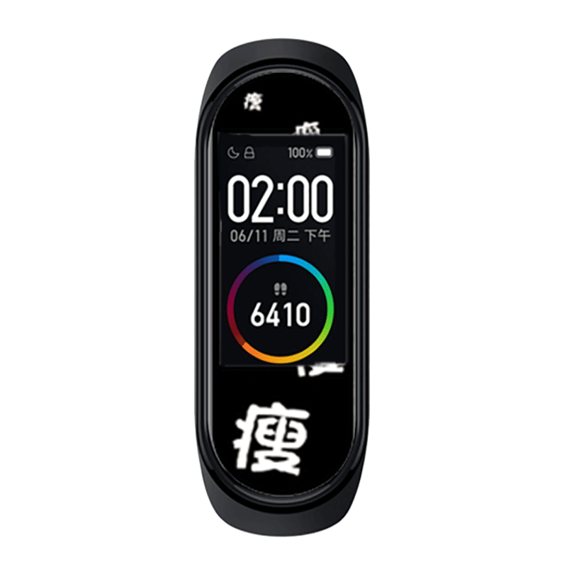 HappyLife Ozdobná ochranná fólie pro Xiaomi Mi band 4 Barva: Vícebarevná, Varianta: 23, Pro Přístroj: Xiaomi Mi band 3/4 MIBANDCZX01037