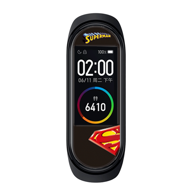 HappyLife Ozdobná ochranná fólie pro Xiaomi Mi band 4 Barva: Vícebarevná, Varianta: 18, Pro Přístroj: Xiaomi Mi band 3/4 MIBANDCZX01031