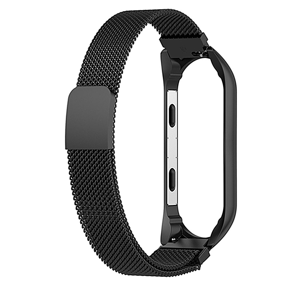 Milánský tah magnetické zapínání Mi Band 3/4 - Černá -