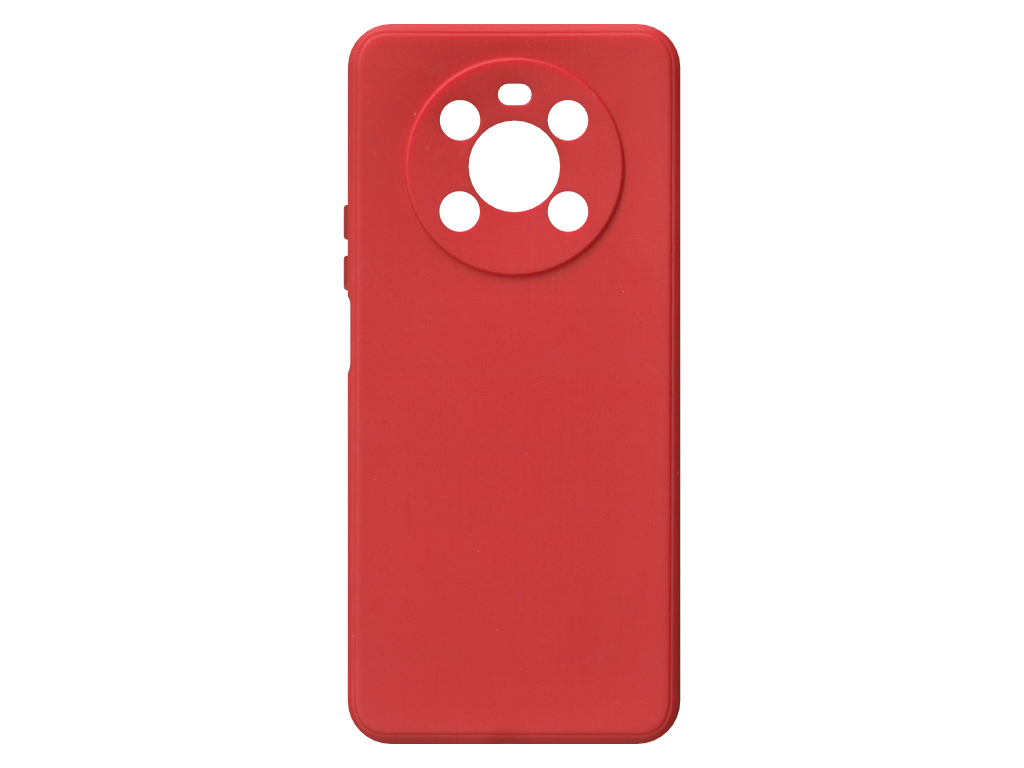Jednobarevný kryt červený na Honor X9 4G