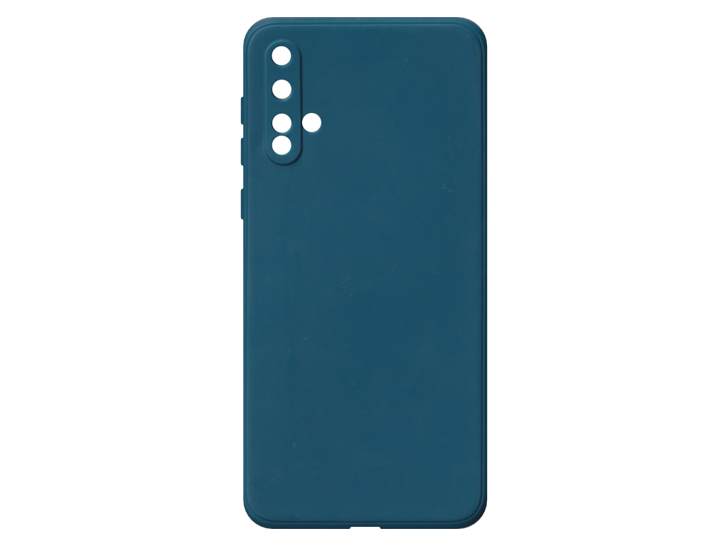 Jednobarevný kryt modrý na Huawei Nova 5