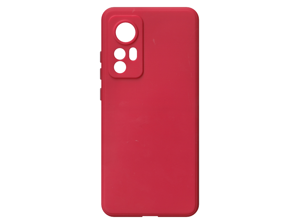 Jednobarevný kryt červený na Xiaomi 12 5G
