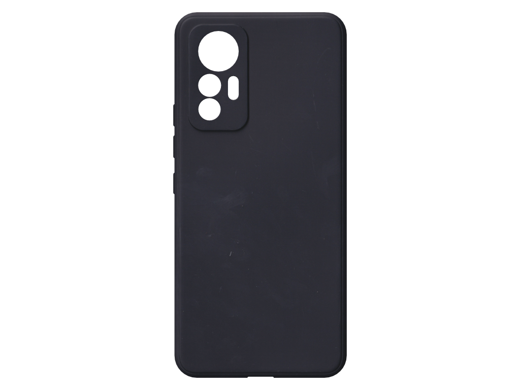 Jednobarevný kryt černý na Xiaomi 12 Lite