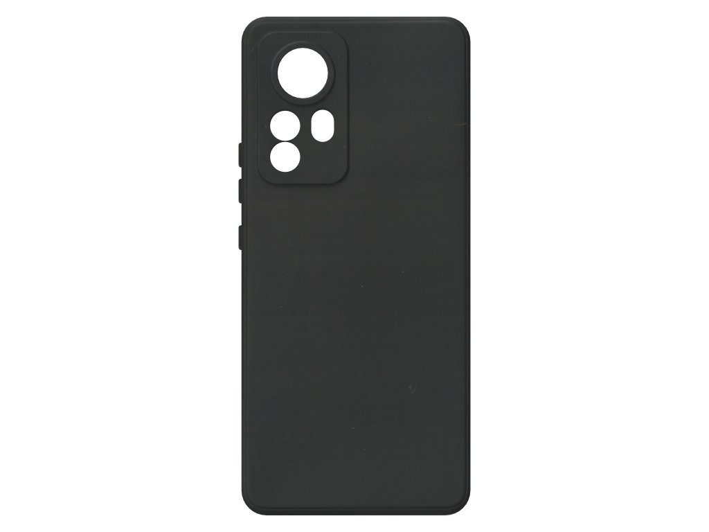 Jednobarevný kryt černý na Xiaomi 12 Pro