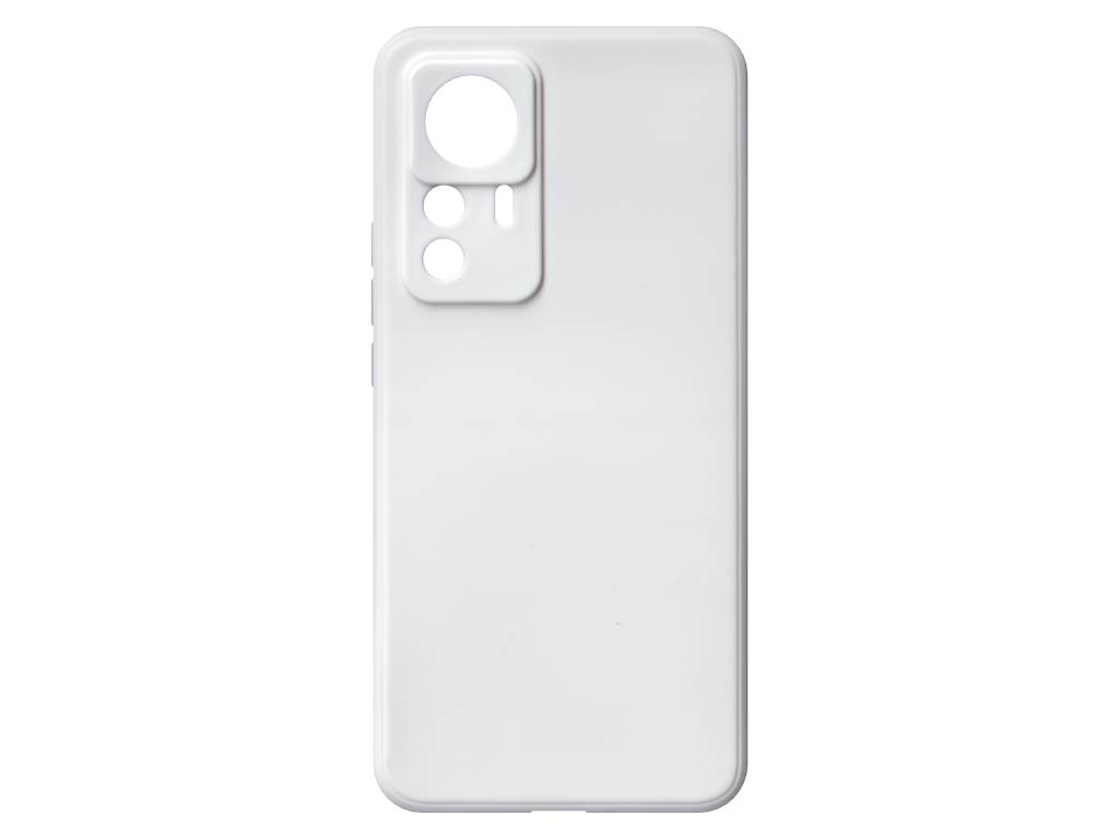 Jednobarevný kryt bílý na Xiaomi 12T Pro