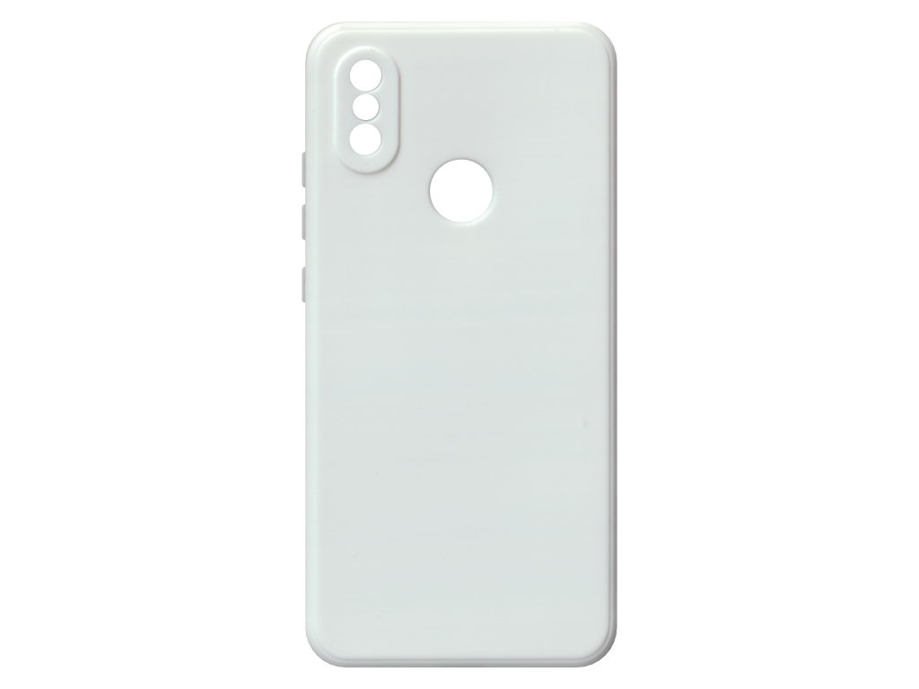 Jednobarevný kryt bílý na Xiaomi Mi A2 / Mi 6X