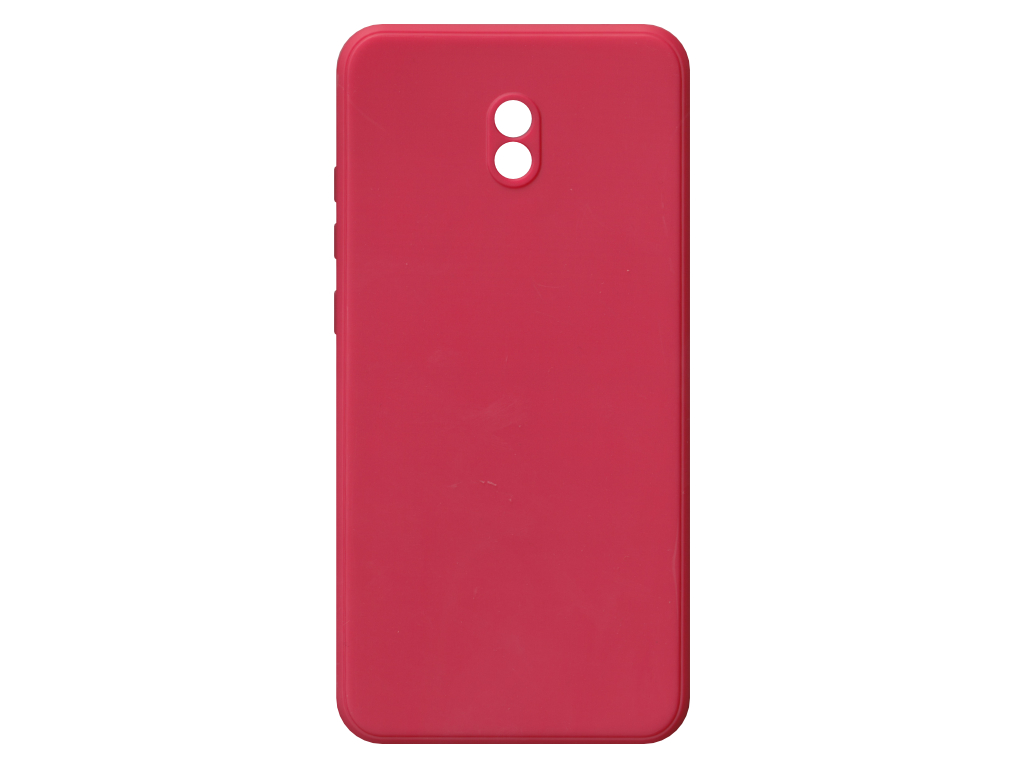 Jednobarevný kryt červený na Xiaomi Redmi 8A