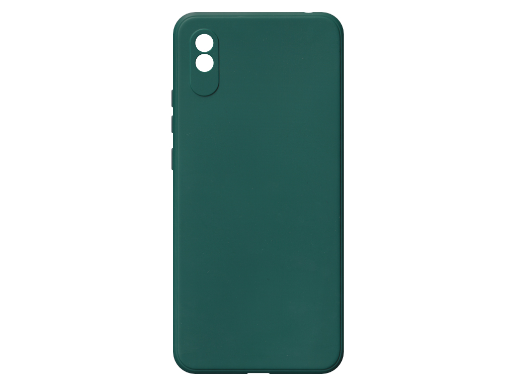 Jednobarevný kryt tmavě zelený na Xiaomi Redmi 9A