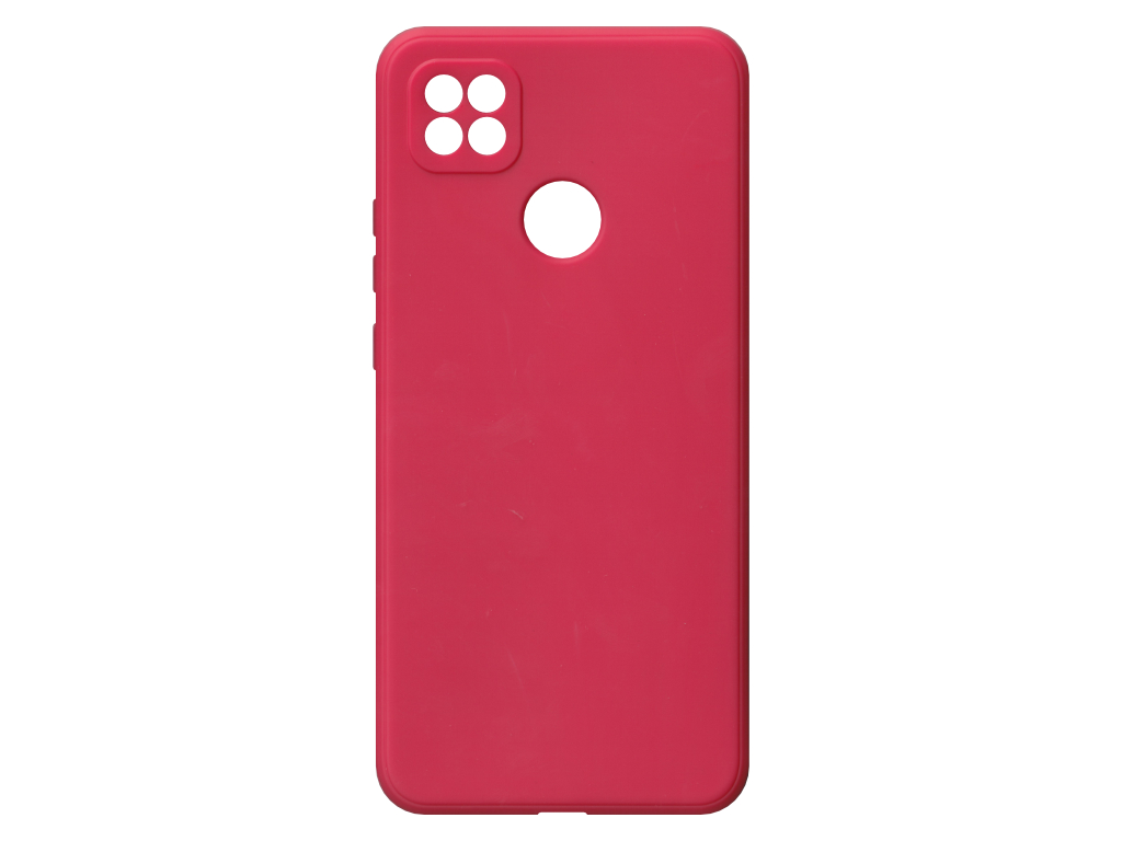 Jednobarevný kryt červený na Xiaomi Redmi 9C NFC