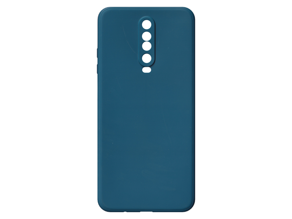Jednobarevný kryt modrý na Xiaomi Redmi K30 4G