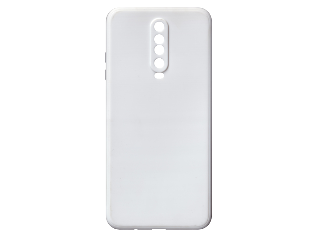 Jednobarevný kryt bílý na Xiaomi Redmi K30 5G