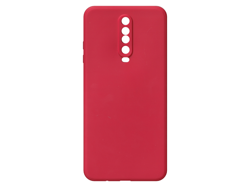 Jednobarevný kryt červený na Xiaomi Redmi K30 5G