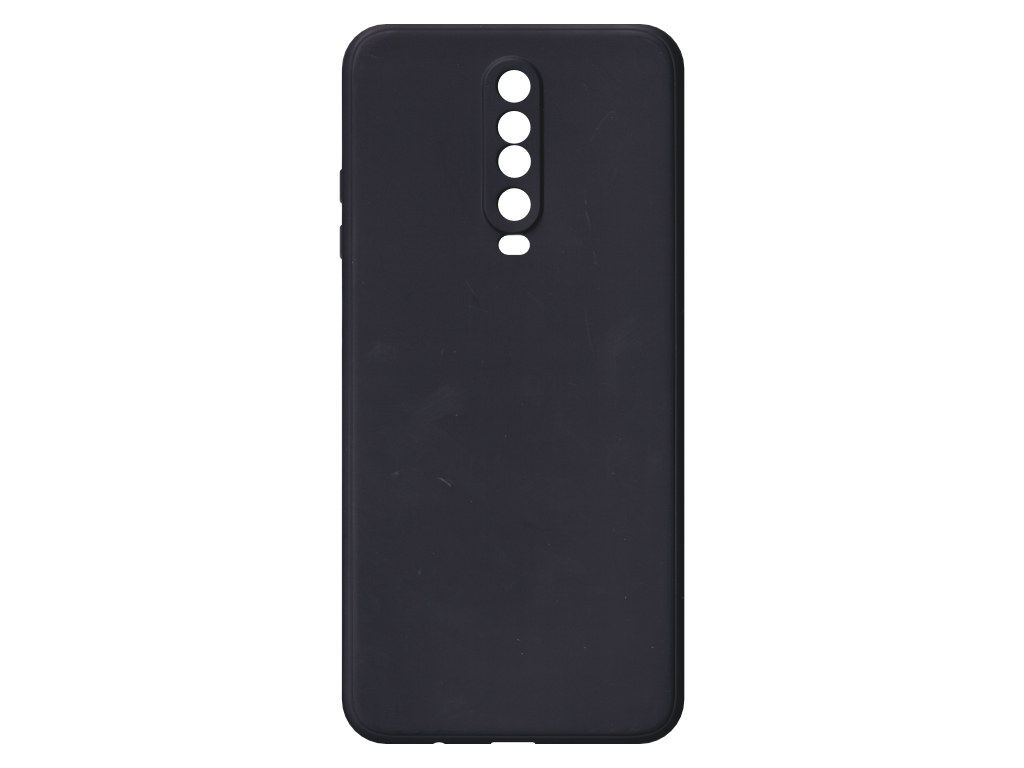 Jednobarevný kryt černý na Xiaomi Redmi K30 5G