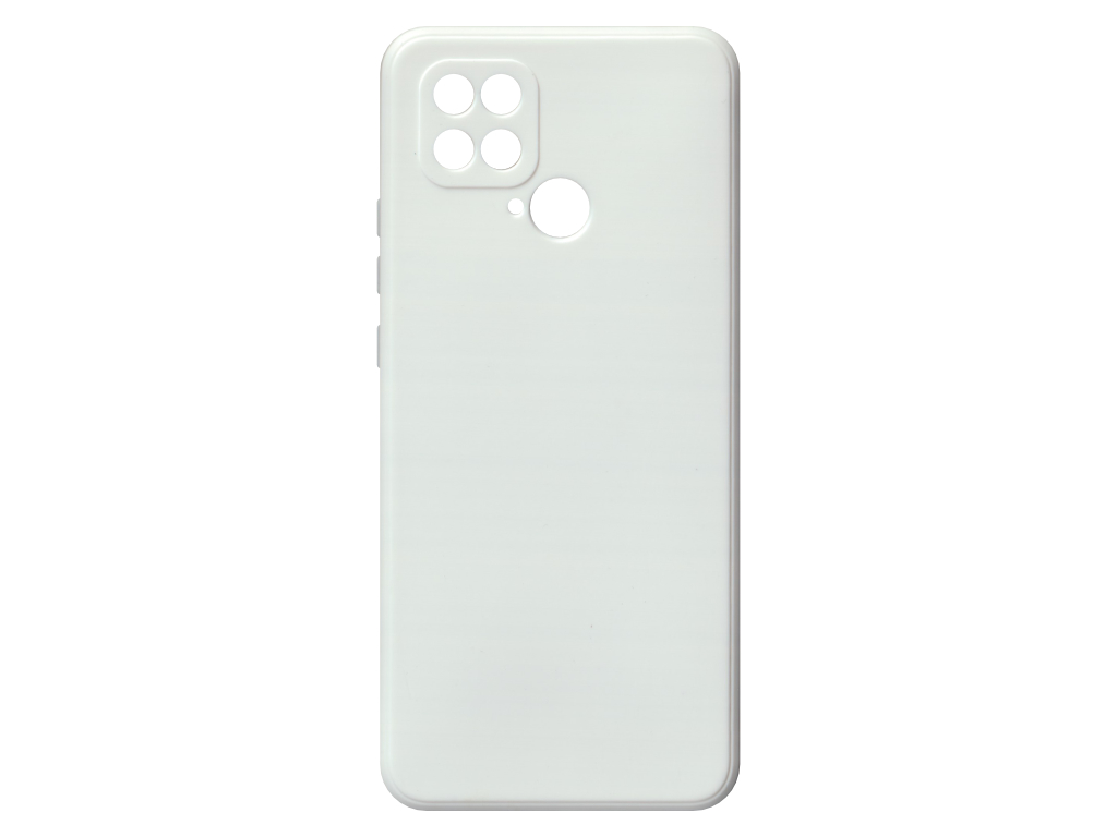 Jednobarevný kryt bílý na Xiaomi Poco C40