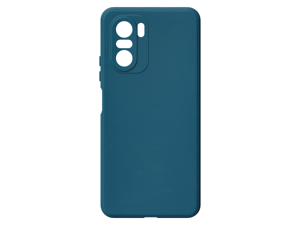 Jednobarevný kryt modrý na Xiaomi Poco F3