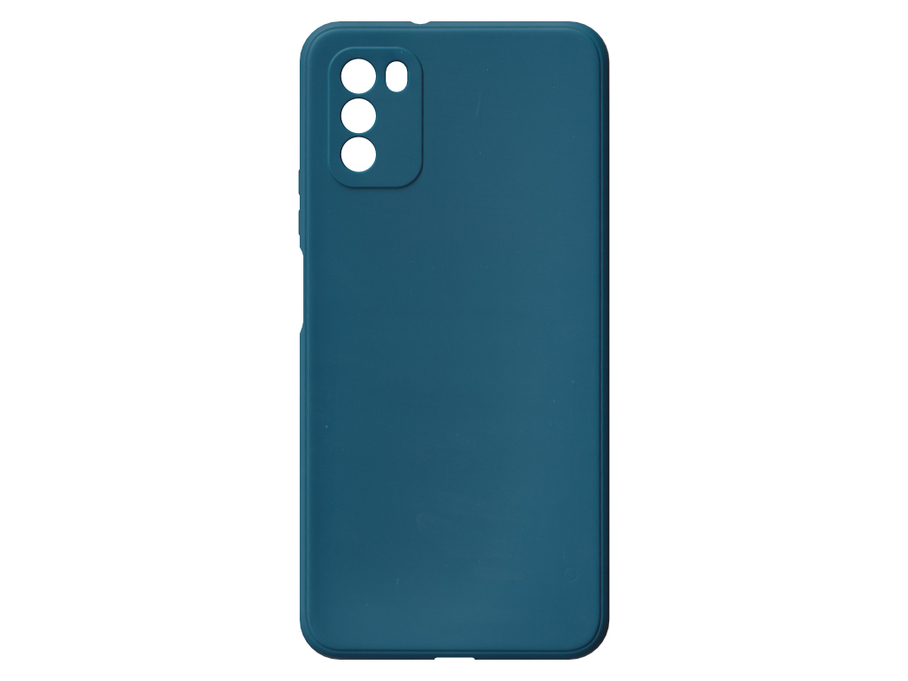 Jednobarevný kryt modrý na Xiaomi Poco M3