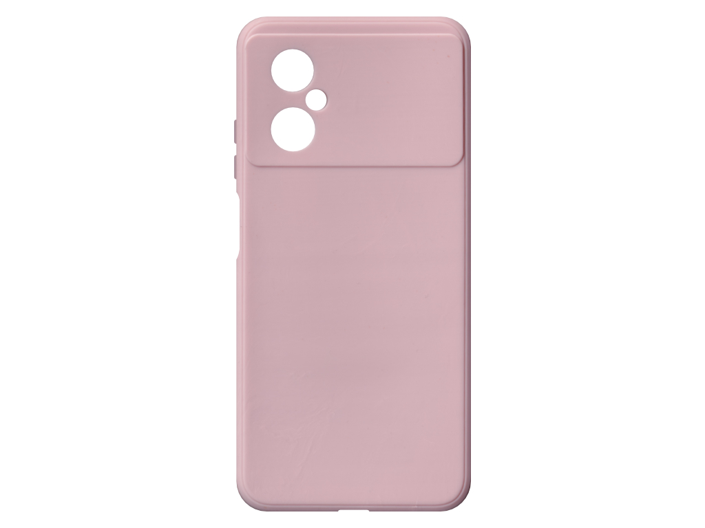 Jednobarevný kryt růžový na Xiaomi Poco M4 5G