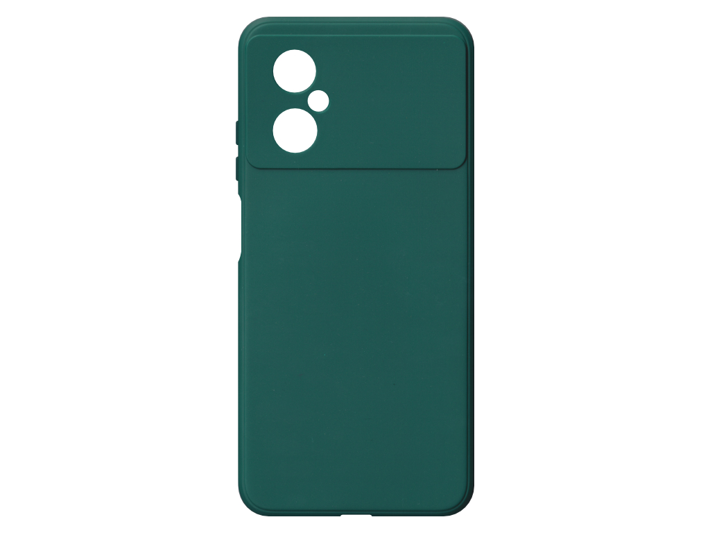 Jednobarevný kryt zelený na Xiaomi Poco M4 5G