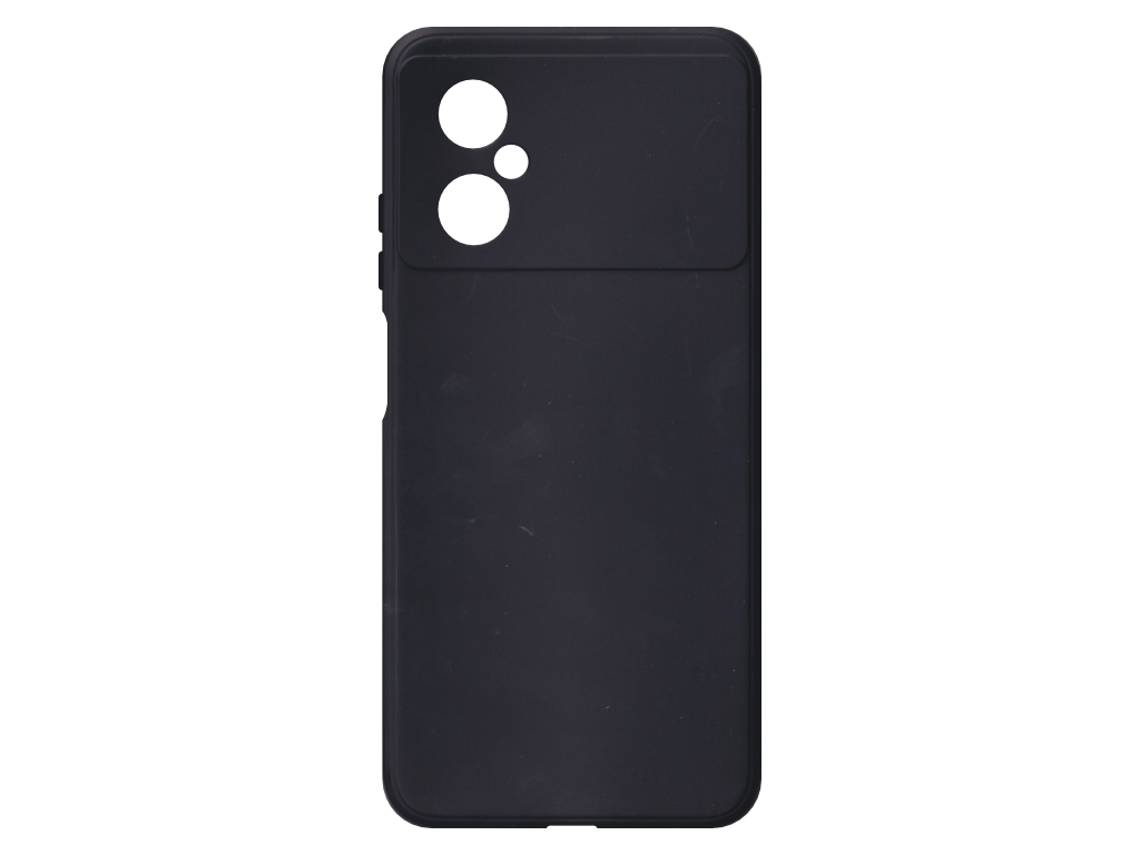 Jednobarevný kryt černý na Xiaomi Poco M4 5G