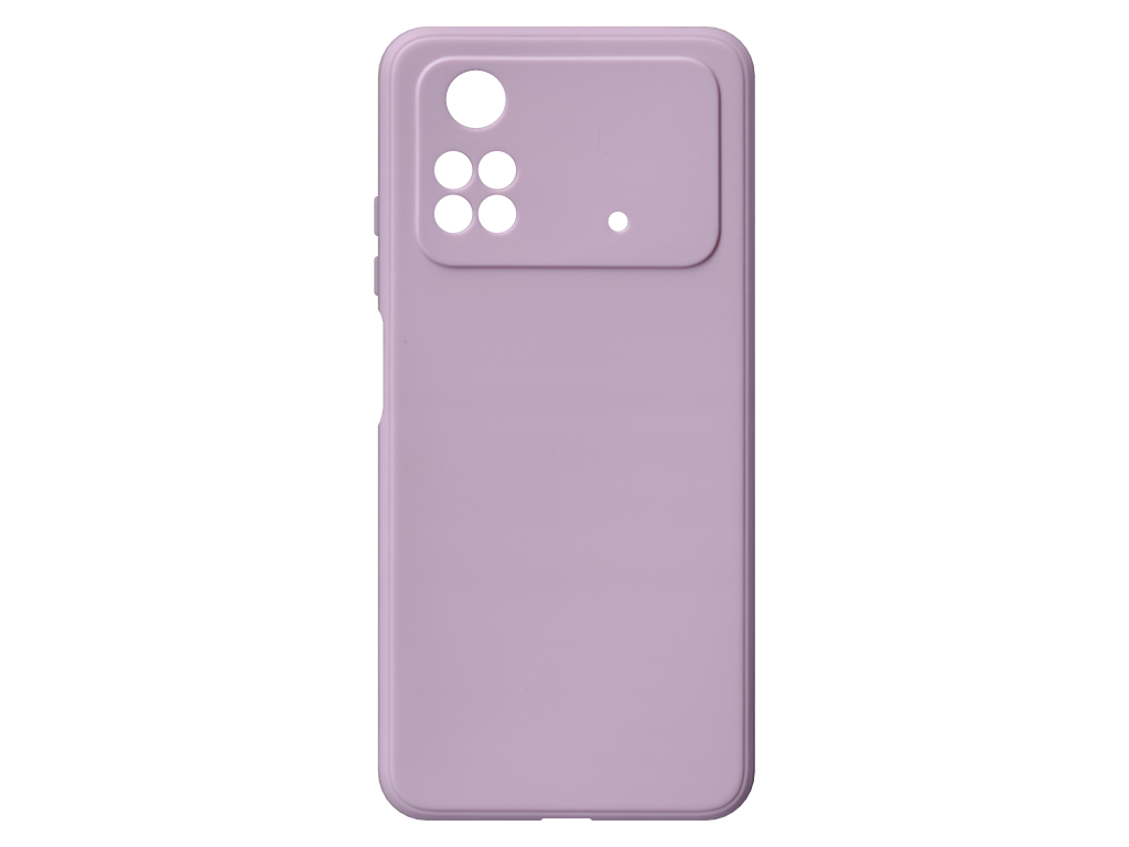 Jednobarevný kryt fialový na Xiaomi Poco M4 Pro 4G