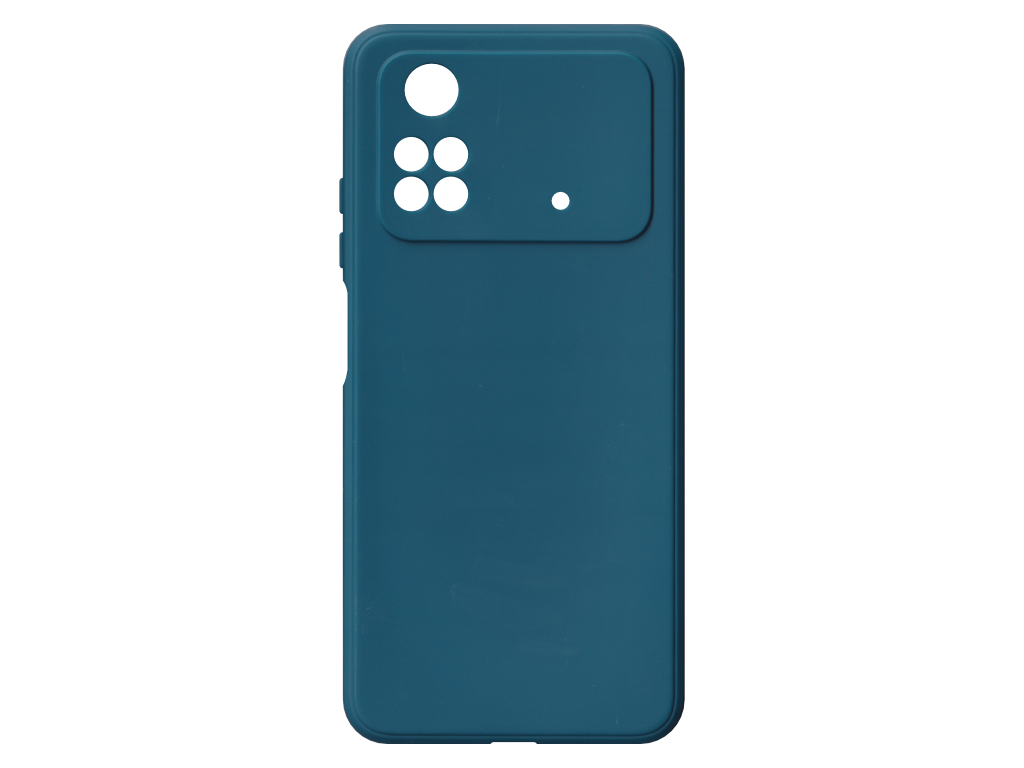 Jednobarevný kryt modrý na Xiaomi Poco M4 Pro 4G