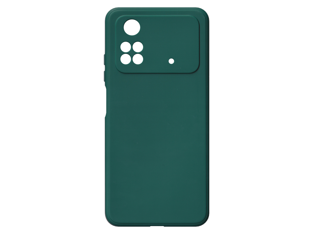 Jednobarevný kryt zelený na Xiaomi Poco M4 Pro 4G