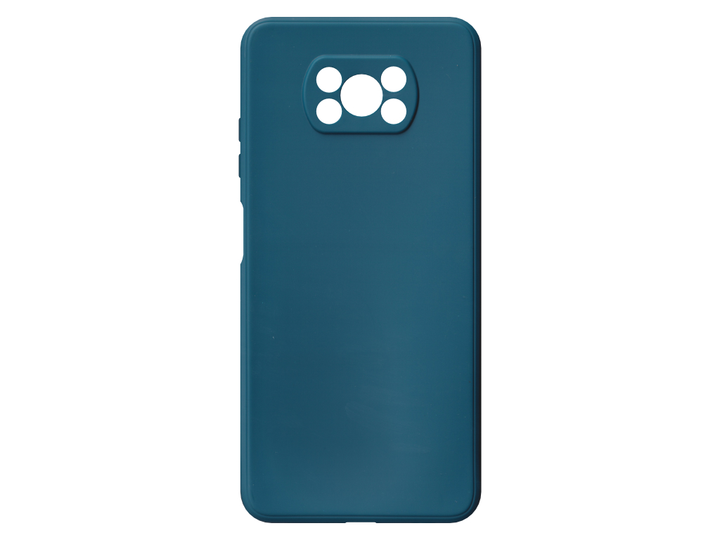 Jednobarevný kryt modrý na Xiaomi Poco X3