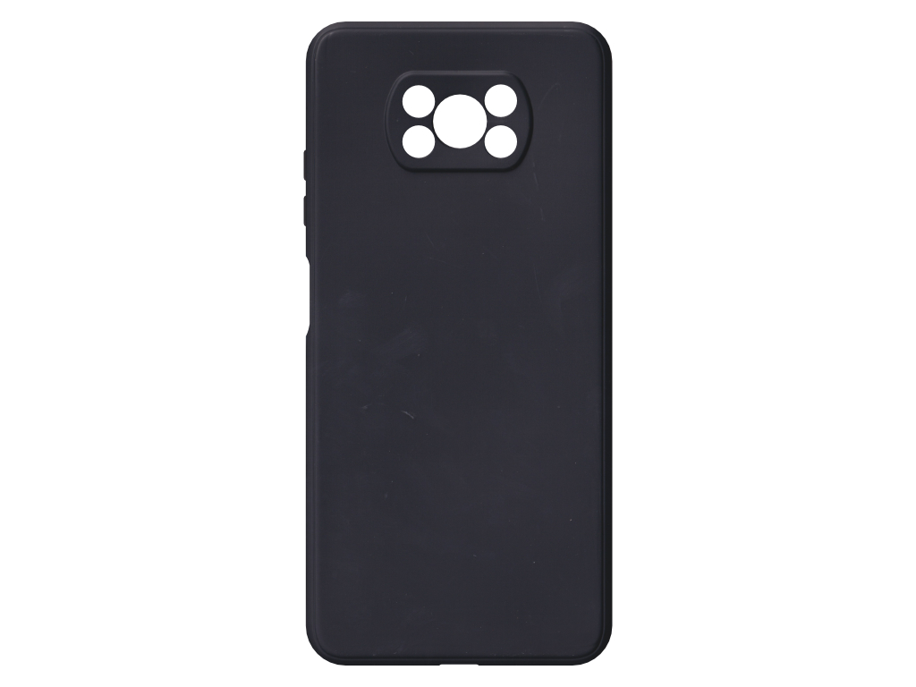 Jednobarevný kryt černý na Xiaomi Poco X3