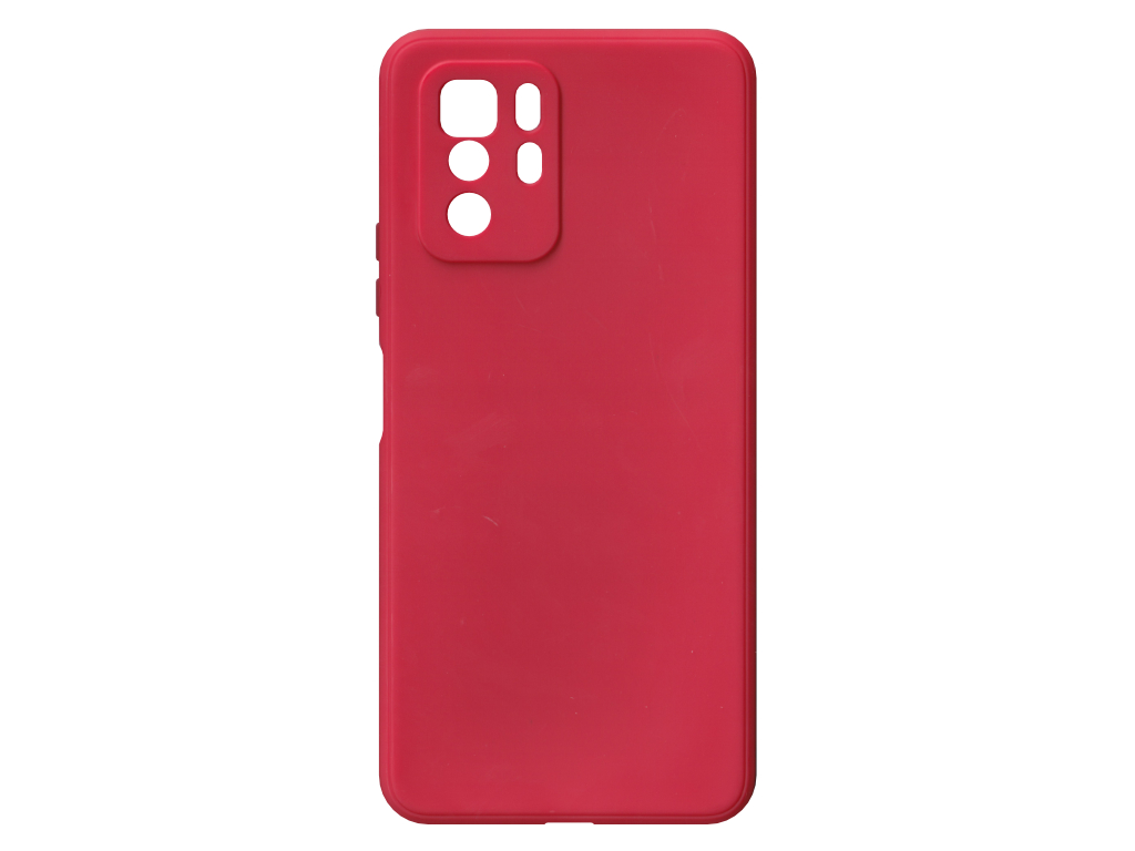 Jednobarevný kryt červený na Xiaomi Poco X3 GT