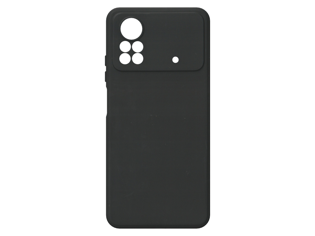 Jednobarevný kryt černý na Xiaomi Poco X4 Pro