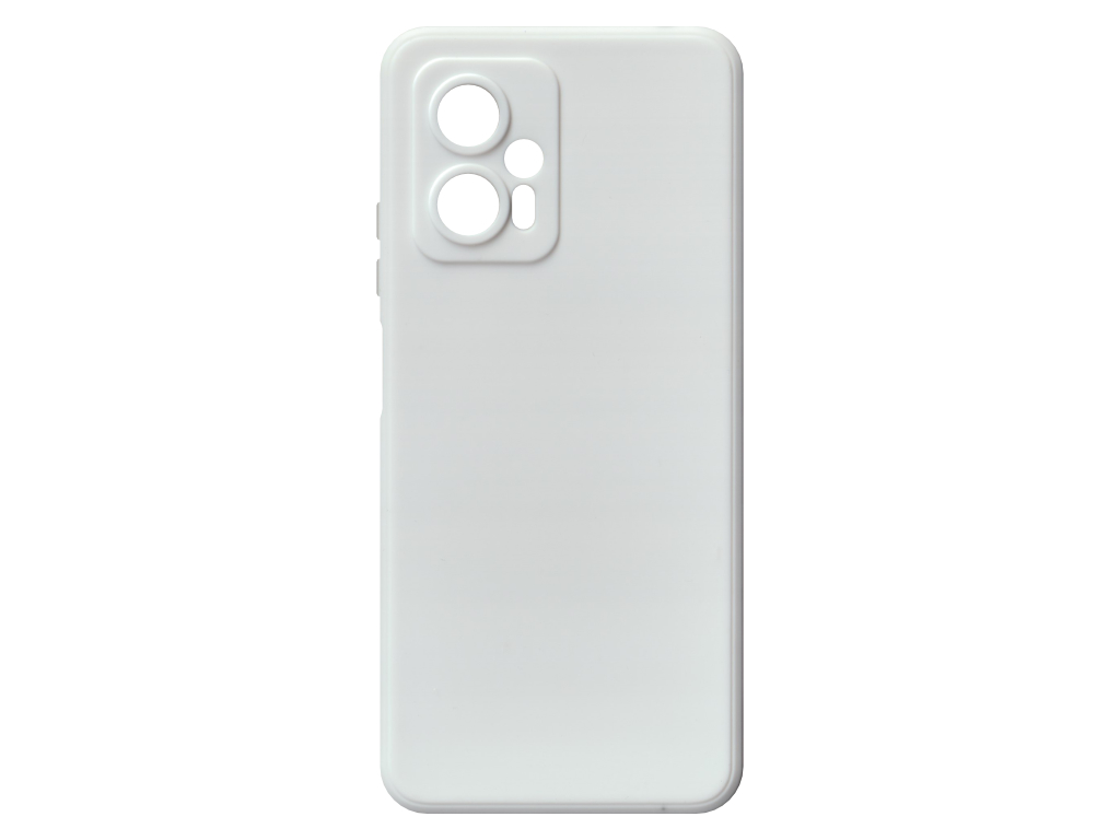 Jednobarevný kryt bílý na Xiaomi Poco X4 GT 5G