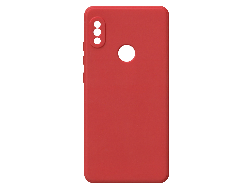 Jednobarevný kryt červený na Xiaomi Redmi Note 5 Pro