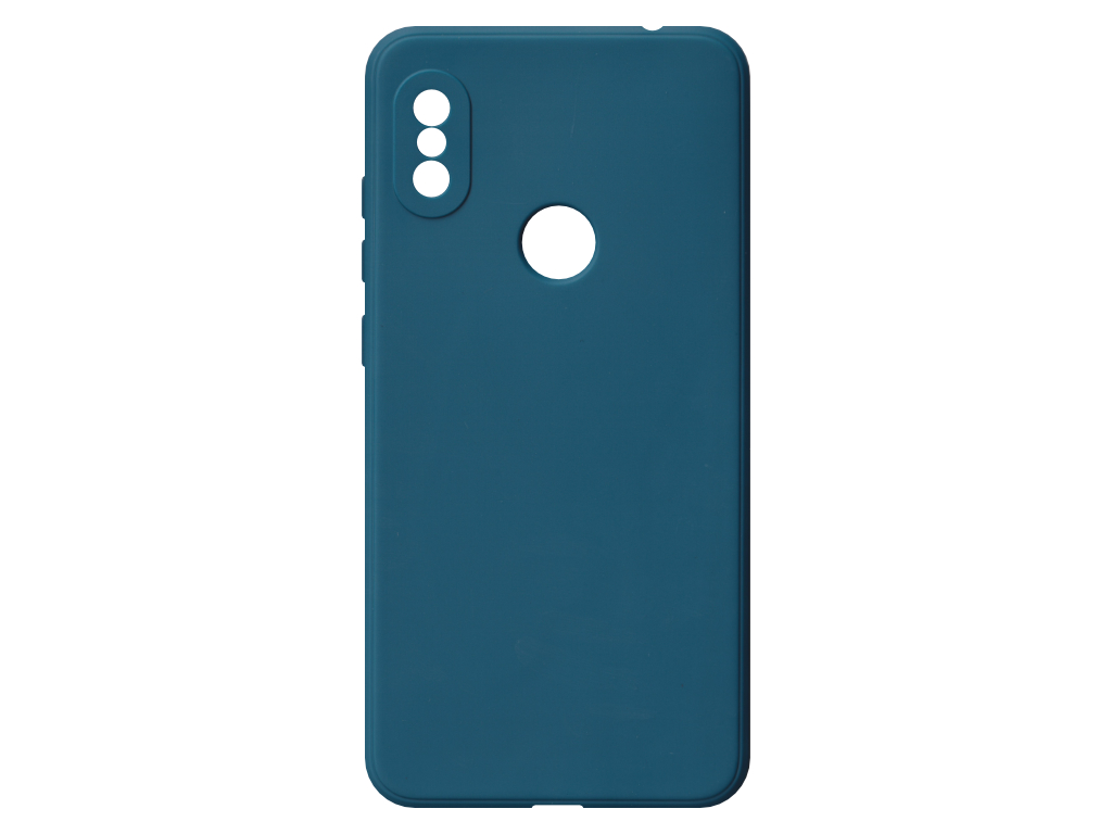 Jednobarevný kryt modrý na Xiaomi Redmi Note 6
