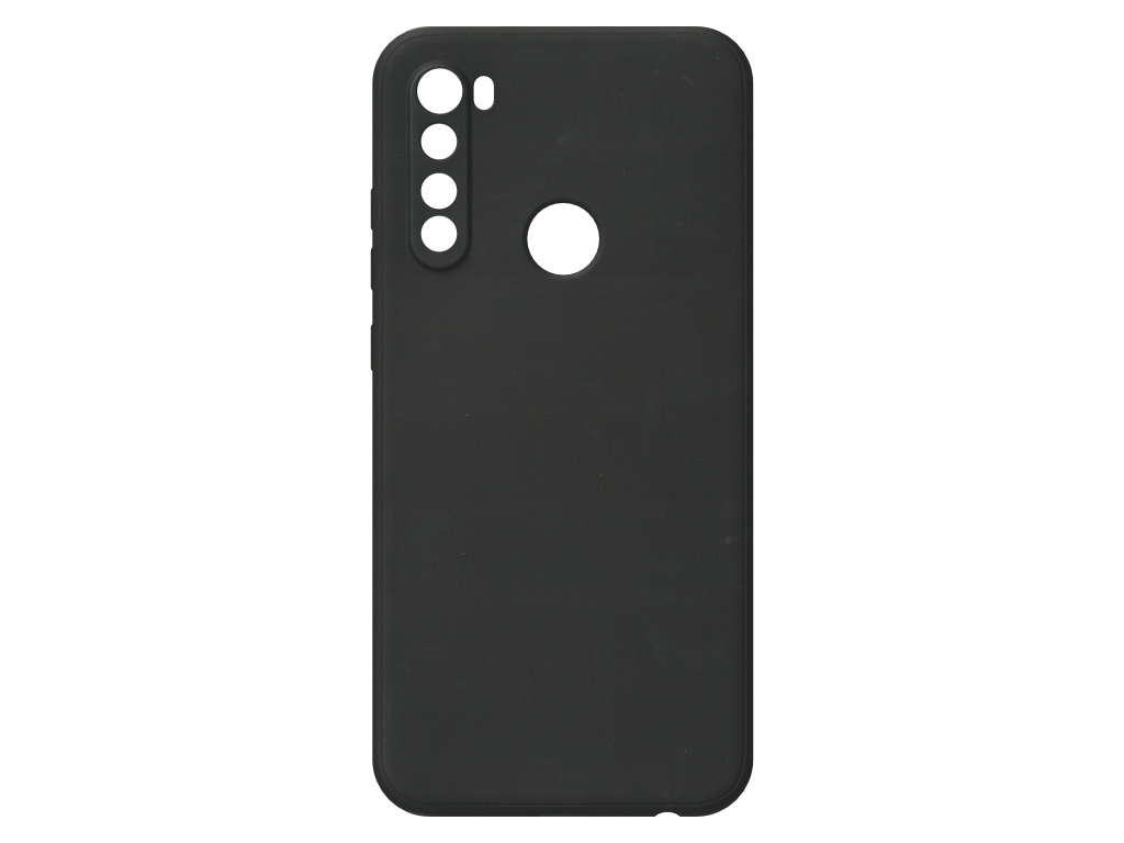 Jednobarevný kryt černý na Xiaomi Redmi Note 8