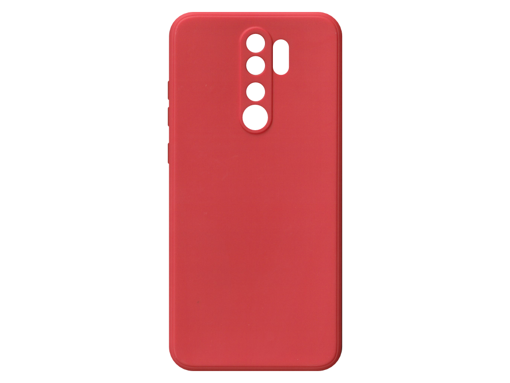 Jednobarevný kryt červený na Xiaomi Redmi Note 8 Pro