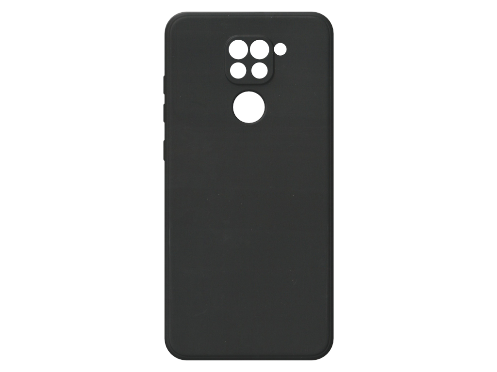 Jednobarevný kryt černý na Xiaomi Redmi Note 9 4G