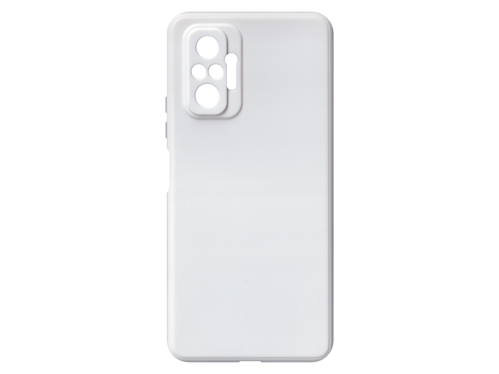 Jednobarevný kryt bílý na Xiaomi Redmi Note 10 Pro 4G
