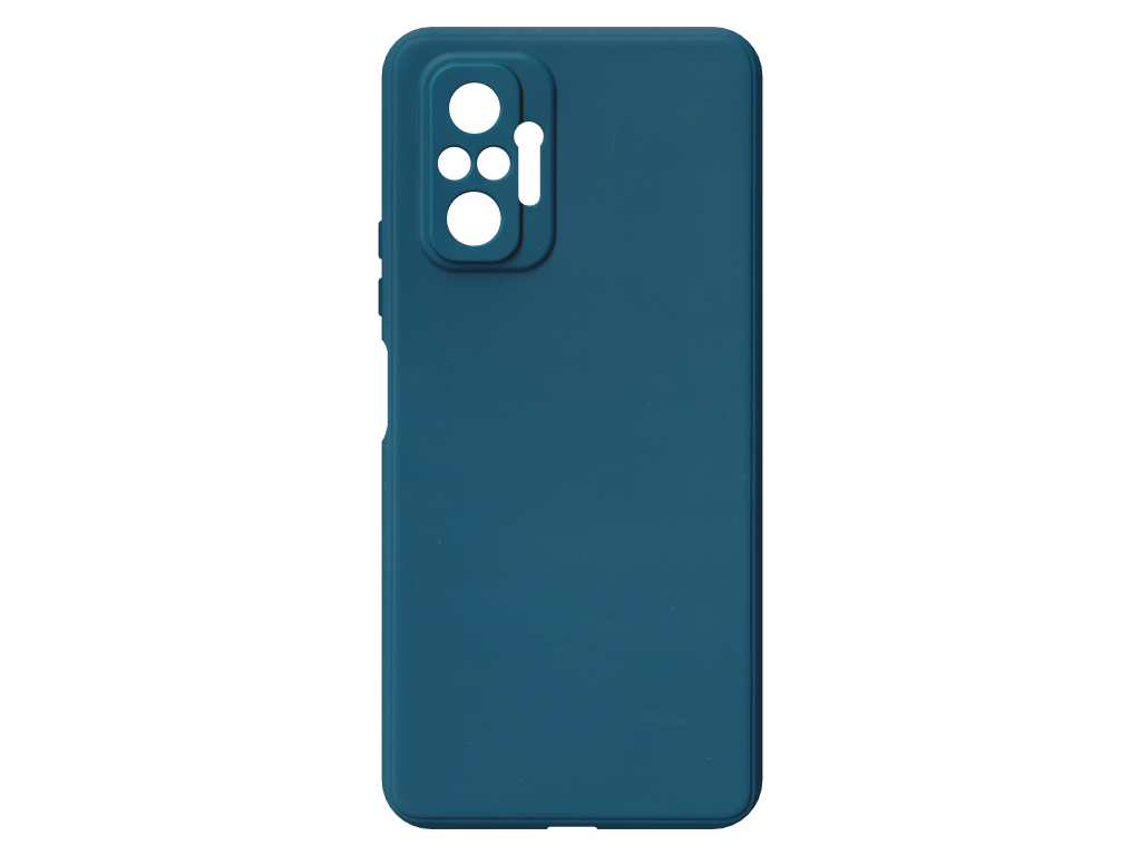 Jednobarevný kryt modrý na Xiaomi Redmi Note 10 Pro 4G