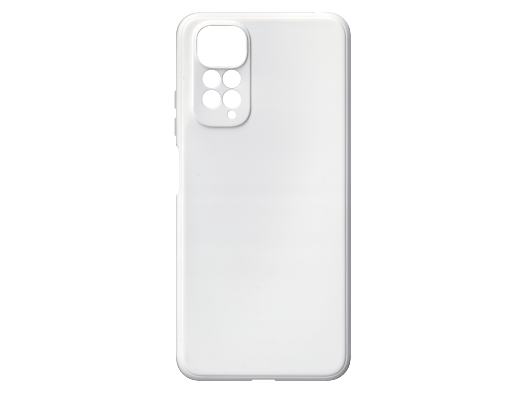 Jednobarevný kryt bílý na Xiaomi Redmi Note 11