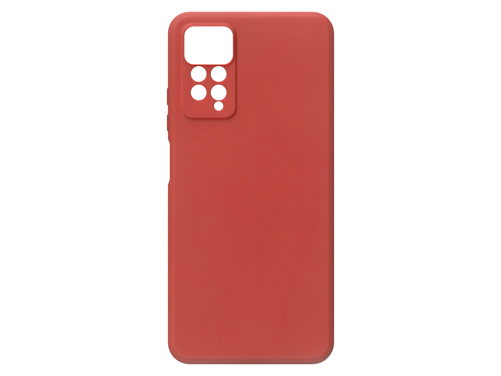 Jednobarevný kryt červený na Xiaomi Redmi Note 11 Pro
