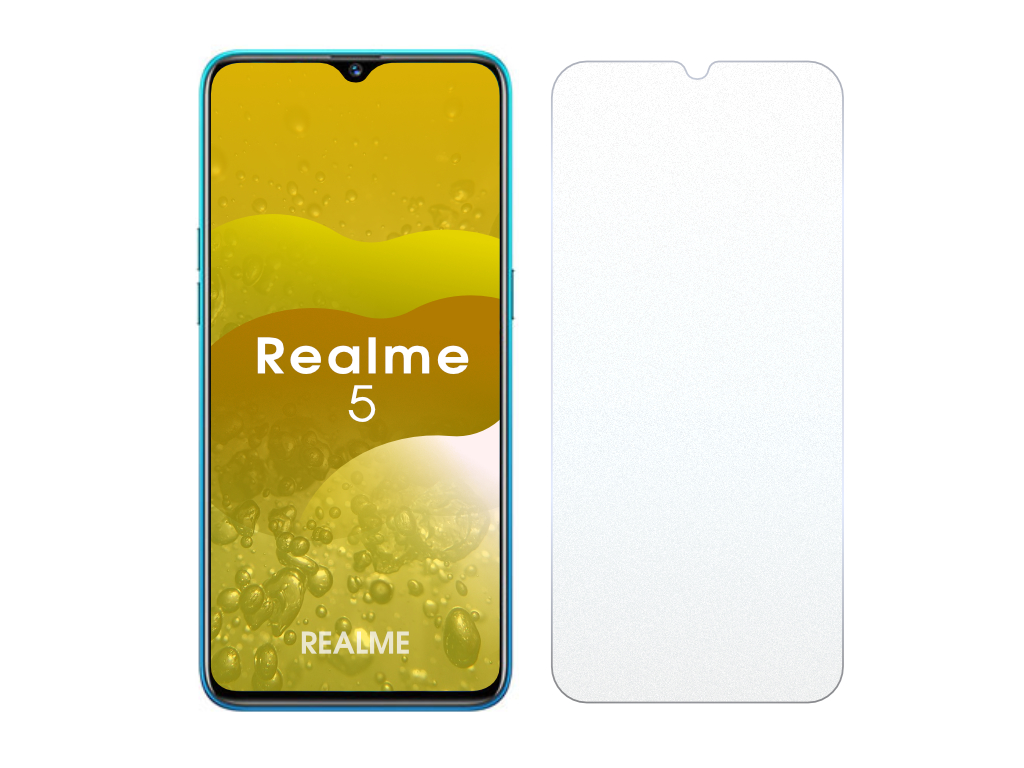 Levně 2D Ochranné sklo na Realme 5