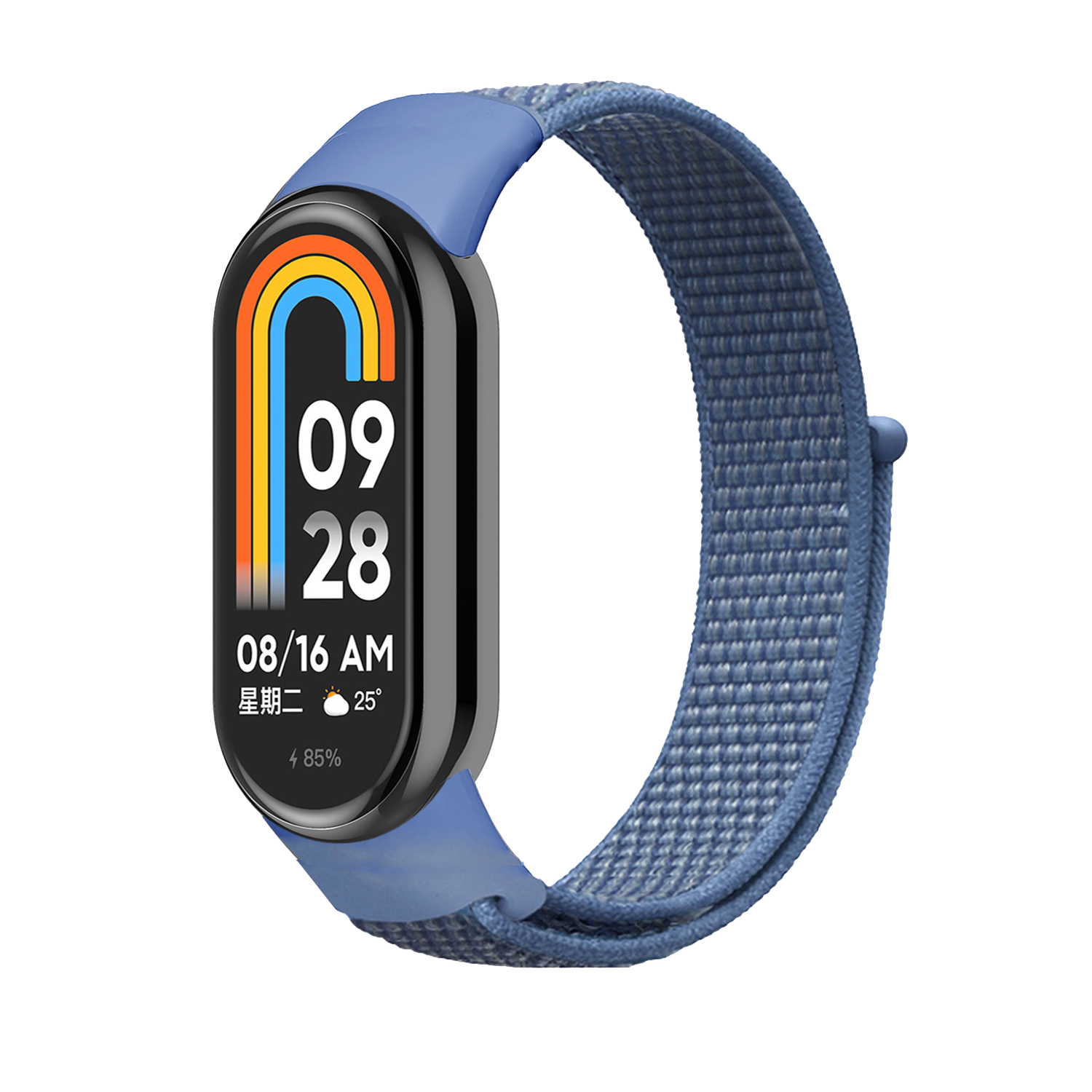 Náhradní náramek SportNylon Mi band 8 - Světle modrá -