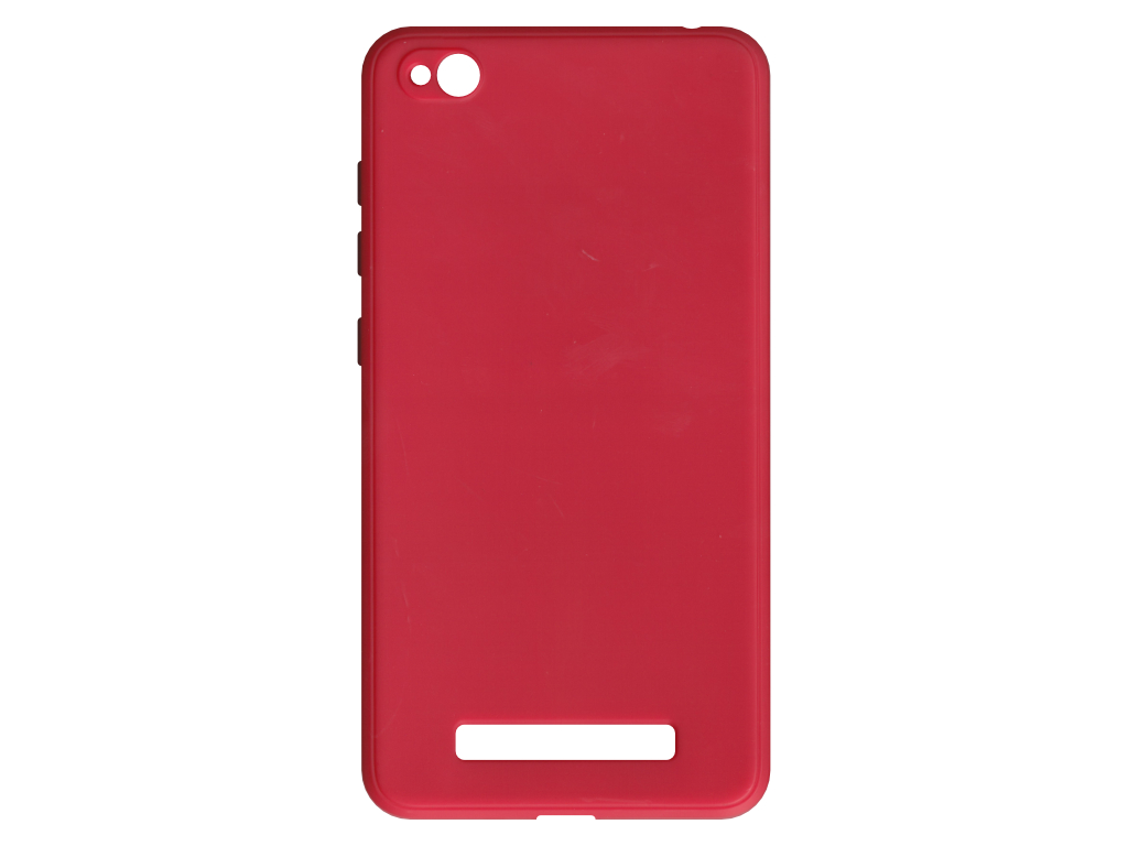 Jednobarevný kryt červený na Xiaomi Redmi 4A