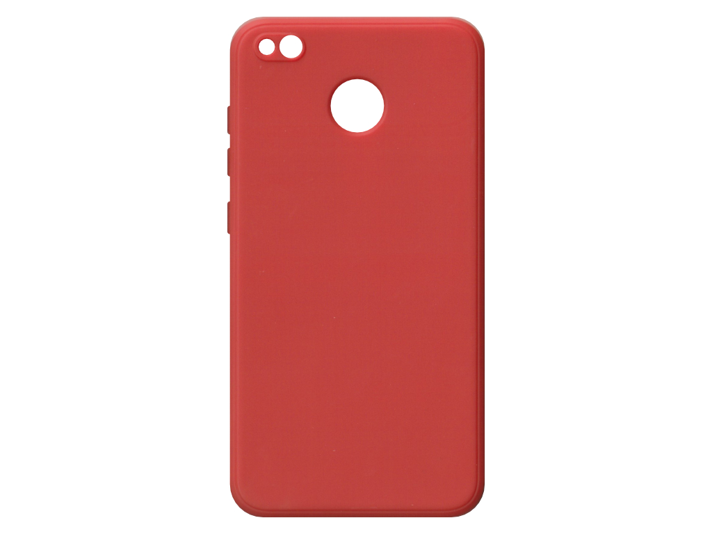 Jednobarevný kryt červený na Xiaomi Redmi 4X