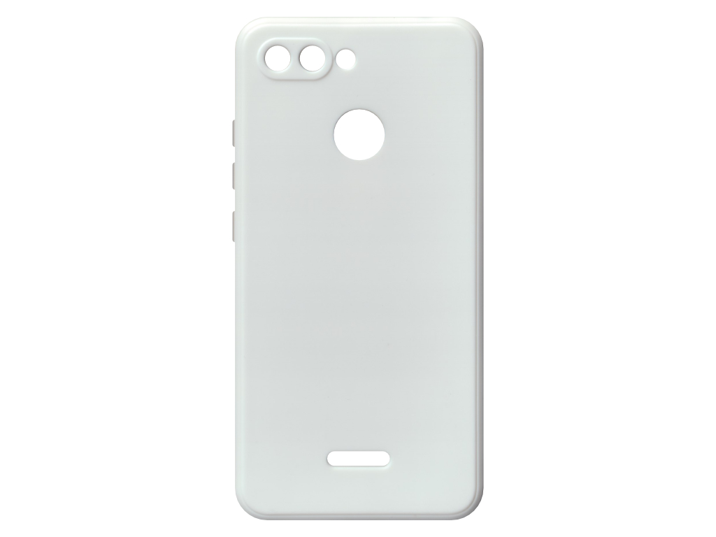 Jednobarevný kryt bílý na Xiaomi Redmi 6
