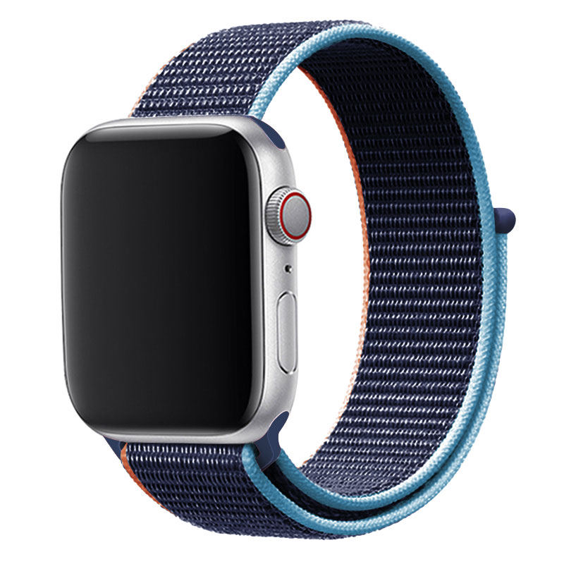 Nylonový řemínek pro Apple Watch 38/40/41mm - Modrá - -